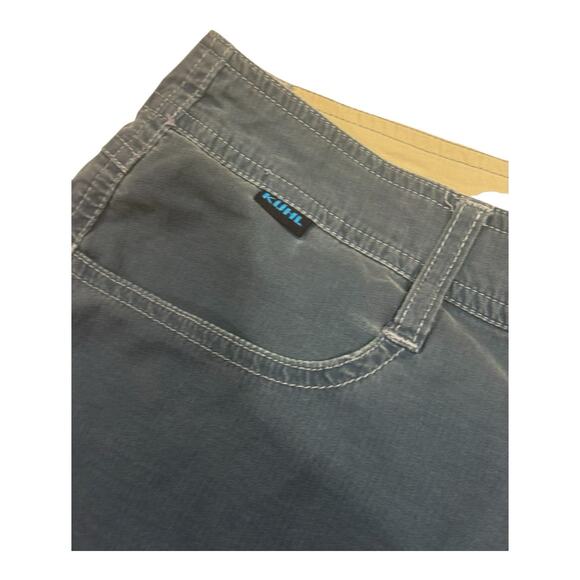 Kuhl KuhlDry Stretch Women's 12 Reg Blue Chino Stretch Pants Gorpcore Outdoor - Picture 3 of 8